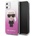 KARL LAGERFELD Луксозен Калъф за iPhone 11, Karl Lagerfeld Gradient Iconik Case, Розов (KLHCN61TRDFKPI)