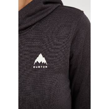 Burton Спортен суичър Burton Oak в сиво с качулка с изчистен дизайн (20840103001)