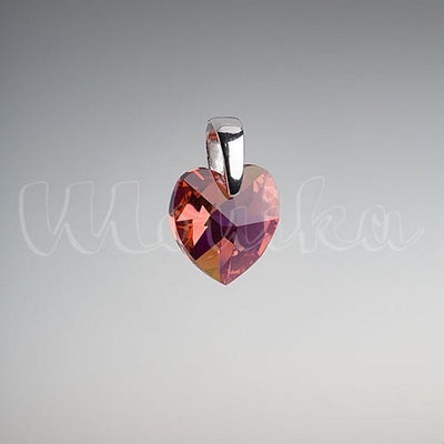 Pavona Přívěsek srdíčko Swarovski padparadcha ab 34002.4o