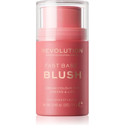 Revolution Beauty Fast Base тониращ балсам за устни и скули цвят Baby 14 гр