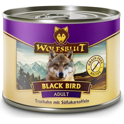 Wolfsblut Black Bird Adult morčacie s batátmi 200 g