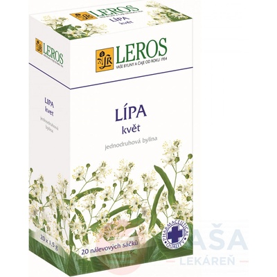 Leros Lípa květ Lipový čaj vrecká 20 x 1,5 g