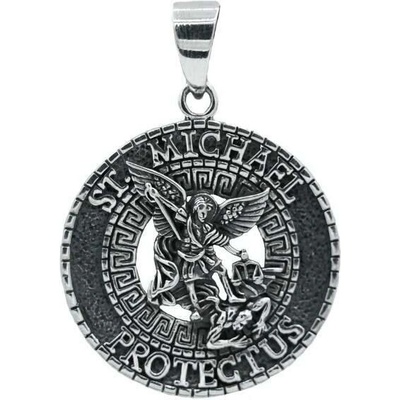 Vorlové Šperky Stříbrný přívěsek svatý Michael PR836