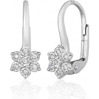 Gems Briliantové dívčí náušnice Lucia v bílém zlatě 3881117-0-0-99