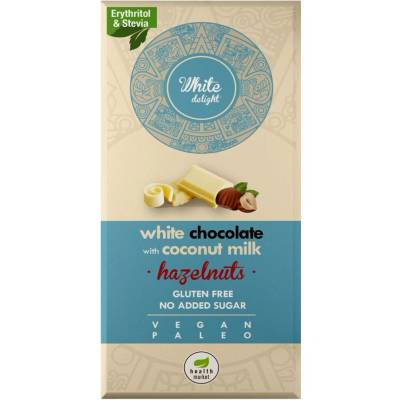Health Market White Delight Bílá bez mléka oříšková se sladidlem 80 g