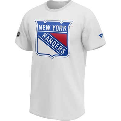 Fanatics pánské tričko New York Rangers Mid Essentials Crest T-Shirt