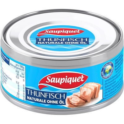 Saupiquet Thunfisch naturale ohne öl přírodní tuňák bez oleje 180 g
