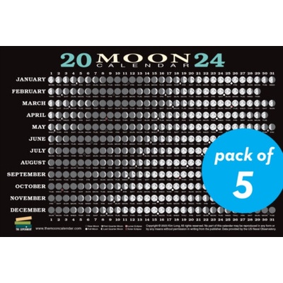Moon Card 5 pack 2024