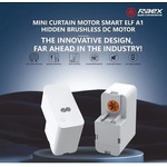 Raex A1с Wi-Fi управление Tuya - Комплект електрически корниз с дистанционно и релса