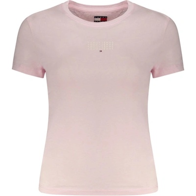 Tommy Hilfiger Дамска тениска с къс ръкав tommy hilfiger, Размер l, Цвят Роза (dw0dw21841_rstog)