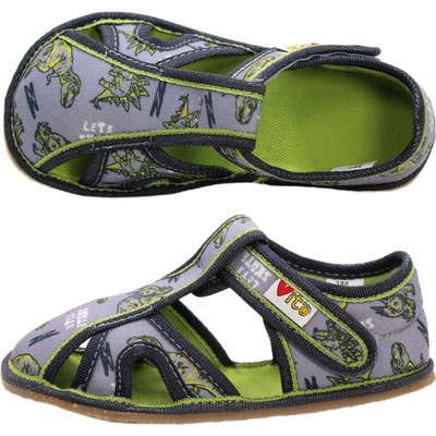 Papučky/kapce Barefoot DINOSAURY