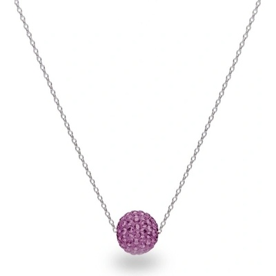 Spark se Swarovski Elements kulička amethyst NROLO8600110AM