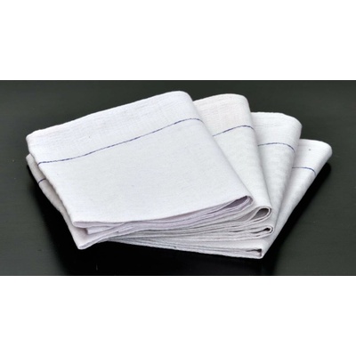 Brotex vaflový uterák 50 x 100 cm biely s modrým pruhom