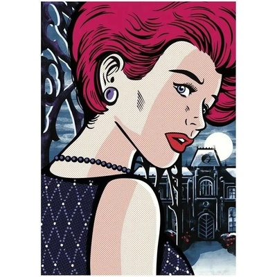 Dino Pop Art: Tajemná žena 1000 dílků