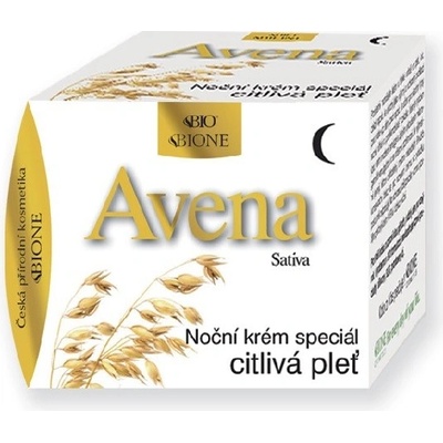 Bione Cosmetics Avena Sativa Nočný krém špeciál citlivá pleť 51 ml