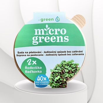Microgreens pěstební set ředkvička