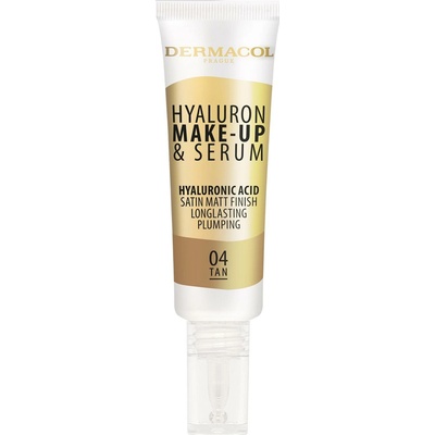 Dermacol Hyaluron Make Up & Serum pečující tekutý make up 04 Tan 25 g