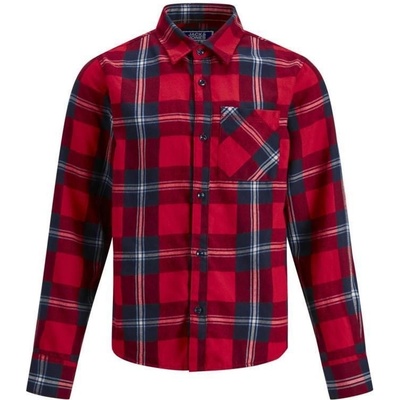 Jack and Jones Junior Colby Check Shirt Fiery Red – Zbozi.Blesk.cz