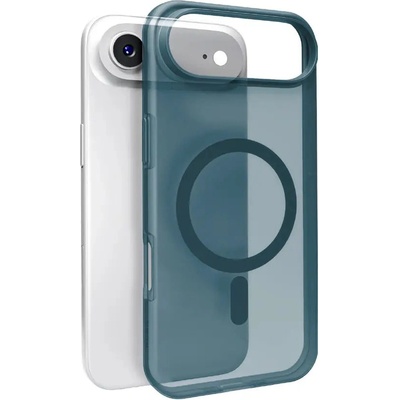 PURO Daylight Magsafe съвместим силиконов калъф за iPhone 17 Air - полупрозрачен тюркоаз (PUIPC1766DAYLPGRN)