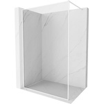Mexen Kioto-F душ кабина Walk-in с рамка 55 x 202 cm, прозрачна 8 mm, бяла - 800-055-104-20-00 (800-055-104-20-00)