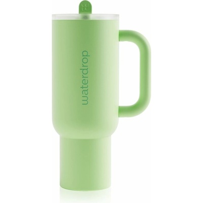 Waterdrop Explorer Tumbler tumbler z nehrdzavejúcej ocele s rúrkou Green 1100 ml