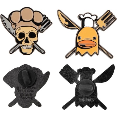 One Piece Pins 2-Pack Sanji & Zeff