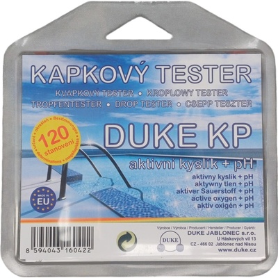 DUKE KP Kvapkový tester na aktívny kyslík a pH