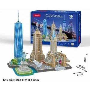 CubicFun Dante 3D City Line Puzzles New York City (20255)