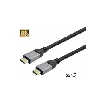 VivoLink PROUSBCMM1 USB cable 1 m USB 3.2 Gen 2 (3.1 Gen 2) USB C Black