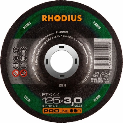 Rhodius Rezný kotúč 125 x 3,0 x 22,23 mm 201838