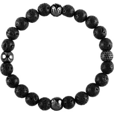 Olivie TERRA náramok LÁVA BLACK 10032 XL