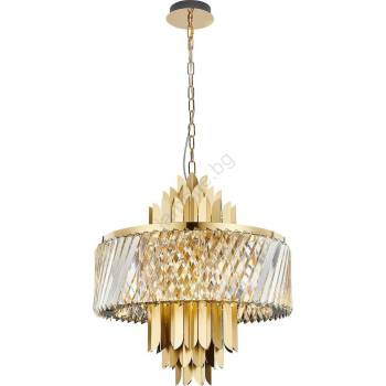 MILAGRO Пендел MARGOT 9xE14/40W/230V Ø 55 см златист (MI2708)