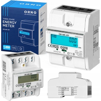Elektroměr Orno OR-WE-531 3f 80A MID