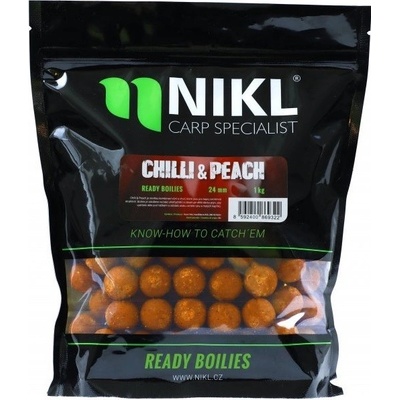 Karel Nikl Ready Boilies Chilli & Peach 3kg 20mm