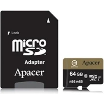 Apacer microSDXC 64GB Class10 UHS-I U3 AP64GMCSX10U4-R