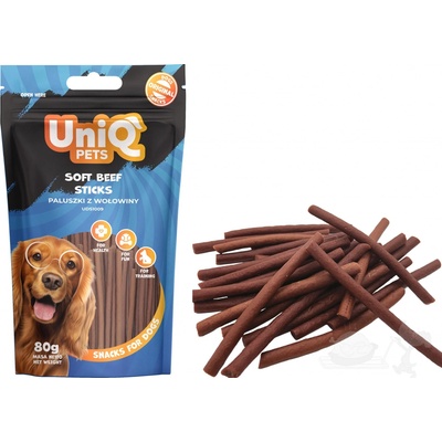 UNIQ Pets Hovězi tyčinky měkké 80 g