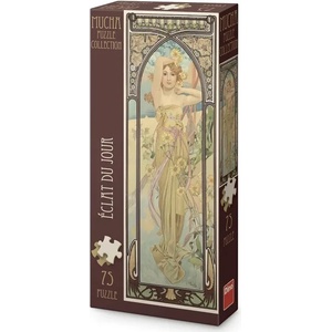 Dino - Puzzle Alfonz Mucha: The glow of the day panoramic - 40 - 99 piese