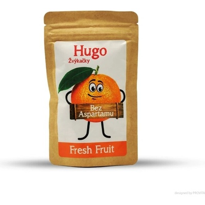 VELEBA žuvačky fresh fruit bez aspartamu 45 g