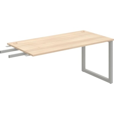 OFFICE PRO s.r.o. HOBIS prídavný stôl do uhla - US O 1600 RU, hĺbka 80 cm, agát