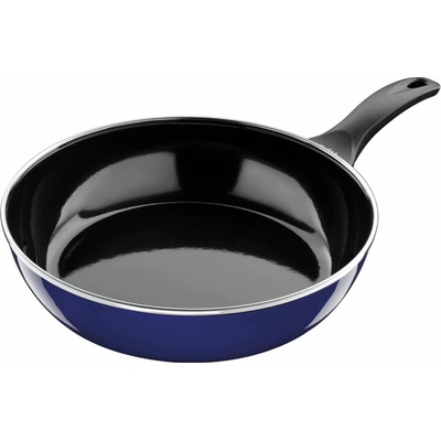 Pánev EMMA 28 cm funkční keramika indukční plastová rukojeť bez niklu modrá - SILIT