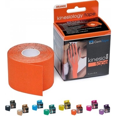 GemMedical bavlněný tejp oranžová 5 cm x 5 m