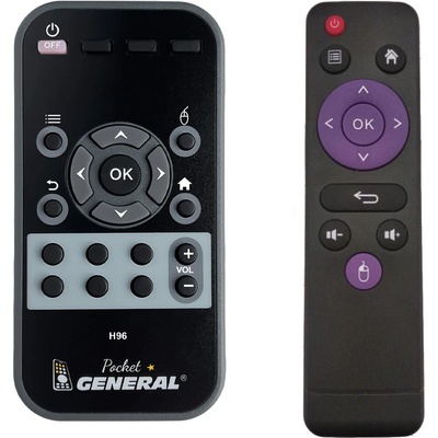 GENERAL H96 max x3 s905x3, rk3318, rk3328 - дистанционно управление дубликат (max x3 s905x3, rk3318, rk3328)