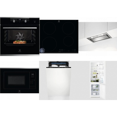 Set Electrolux KODEC75X2 + LIR60433B + LFG716X + LMS4253TMX + EEM23100L + LNT3LF18S