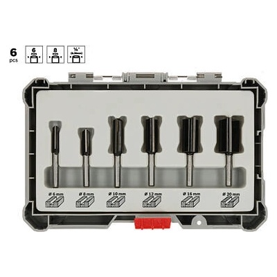 Sada fréz Bosch Straight 6mm, 6ks (2607017465)