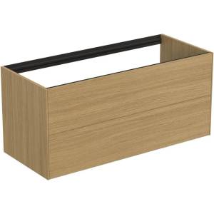 Ideal Standard Долен шкаф Ideal Standard Atelier Conca, светло дъбово покритие, 2 чекмеджета, 120 см (T3945Y6)