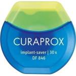  Конец за зъби за импланти, Curasept Curaprox DF 846 Floss Implant Saver 30m