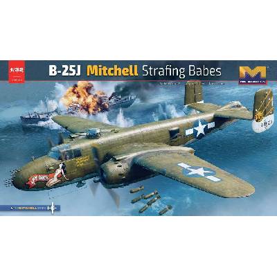 Hong Kong Models B-25J Strafing Babes 1:32