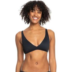 Roxy Rib Love The Oceana V bikini top - Black (Anthracite)