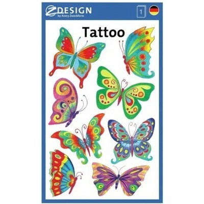 Avery Z-Design Dětské tattoos motýlci