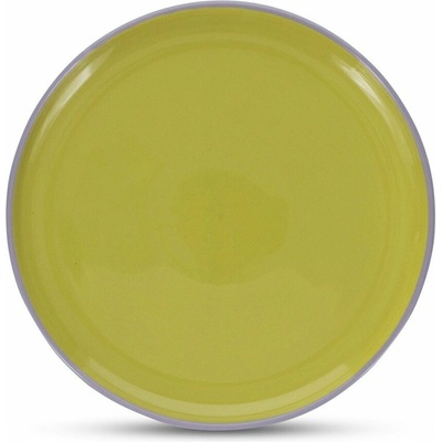 Zelený/fialový kameninový tanier ø 26 cm Duo – ONA